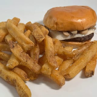 MUSHROOM SWISS BURGER