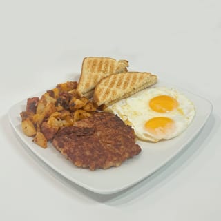 CORNED BEEF HASH & TWO EGGS